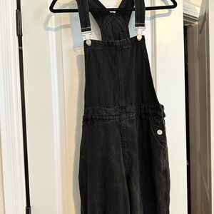 Pink Lily Black Denim Jumpsuit